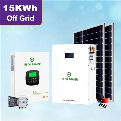 Sistem bateri solar rumah kuasa bersih dengan penyongsang gelombang sinus tulen